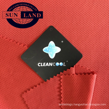 cleancool single quick-drying antibacterial silver ion mesh fabric